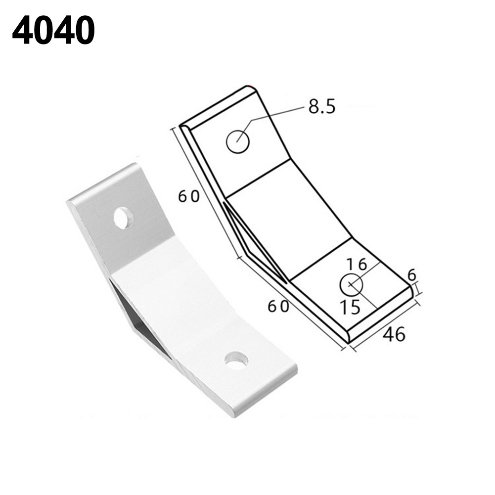 Verbinden Sie Ihre für Aluminiumprofile effizient mit einer 135 Grad Halterung - Bild 33 von 43