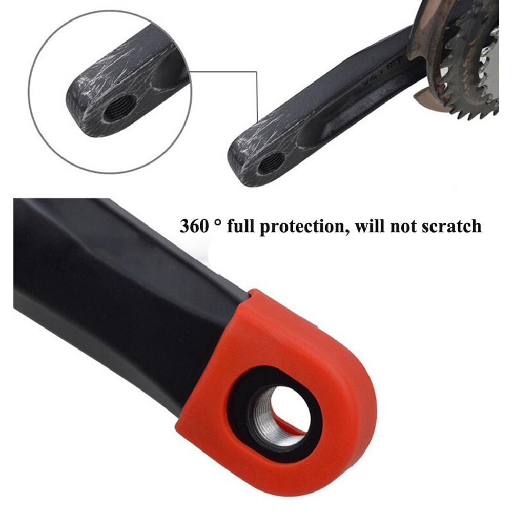 Sleek Design Silicone Bicycle Crank Covers Offering Full Coverage Protection