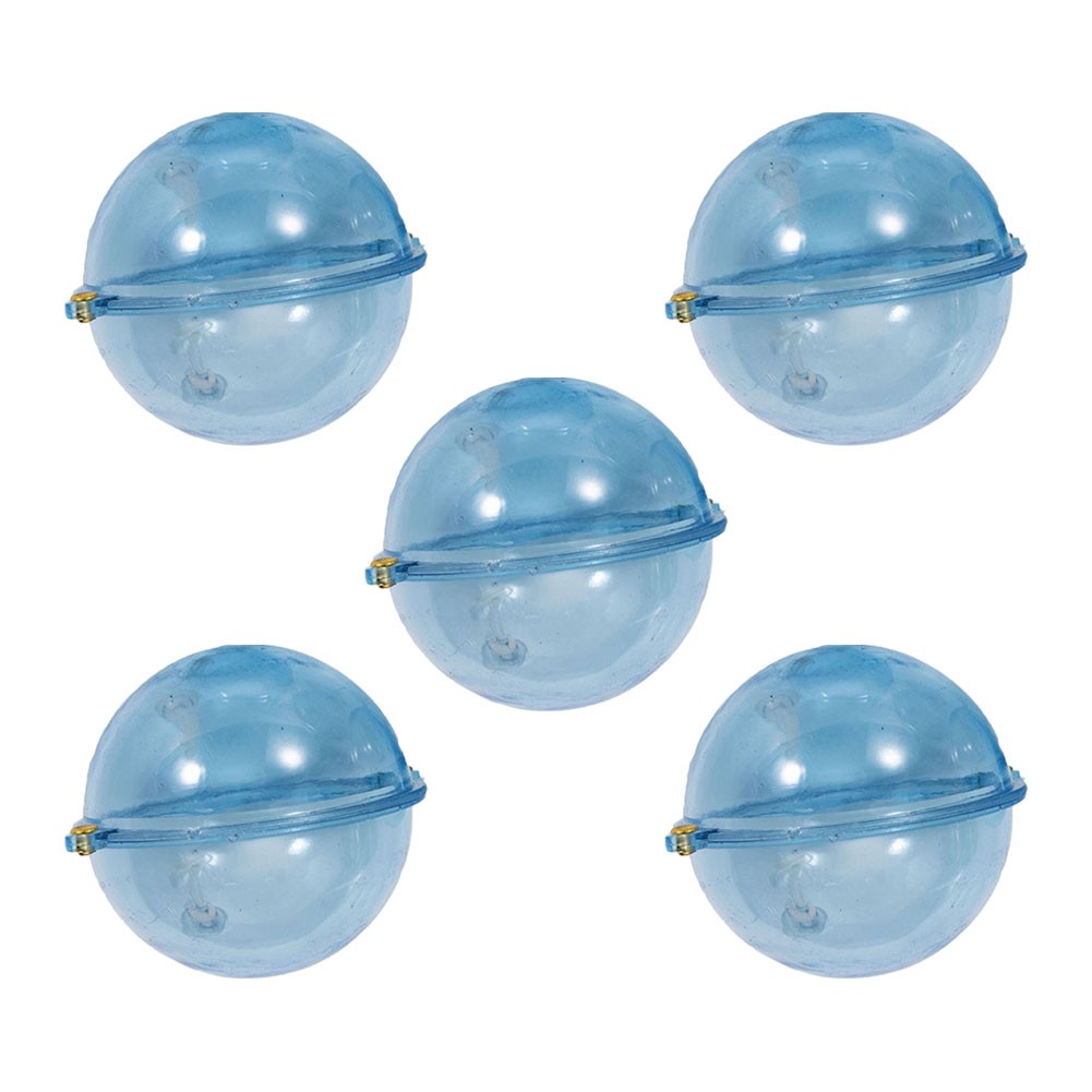 Set of Five Bubble Ball Floats Equipment for Fly Hooks and Baited Lines