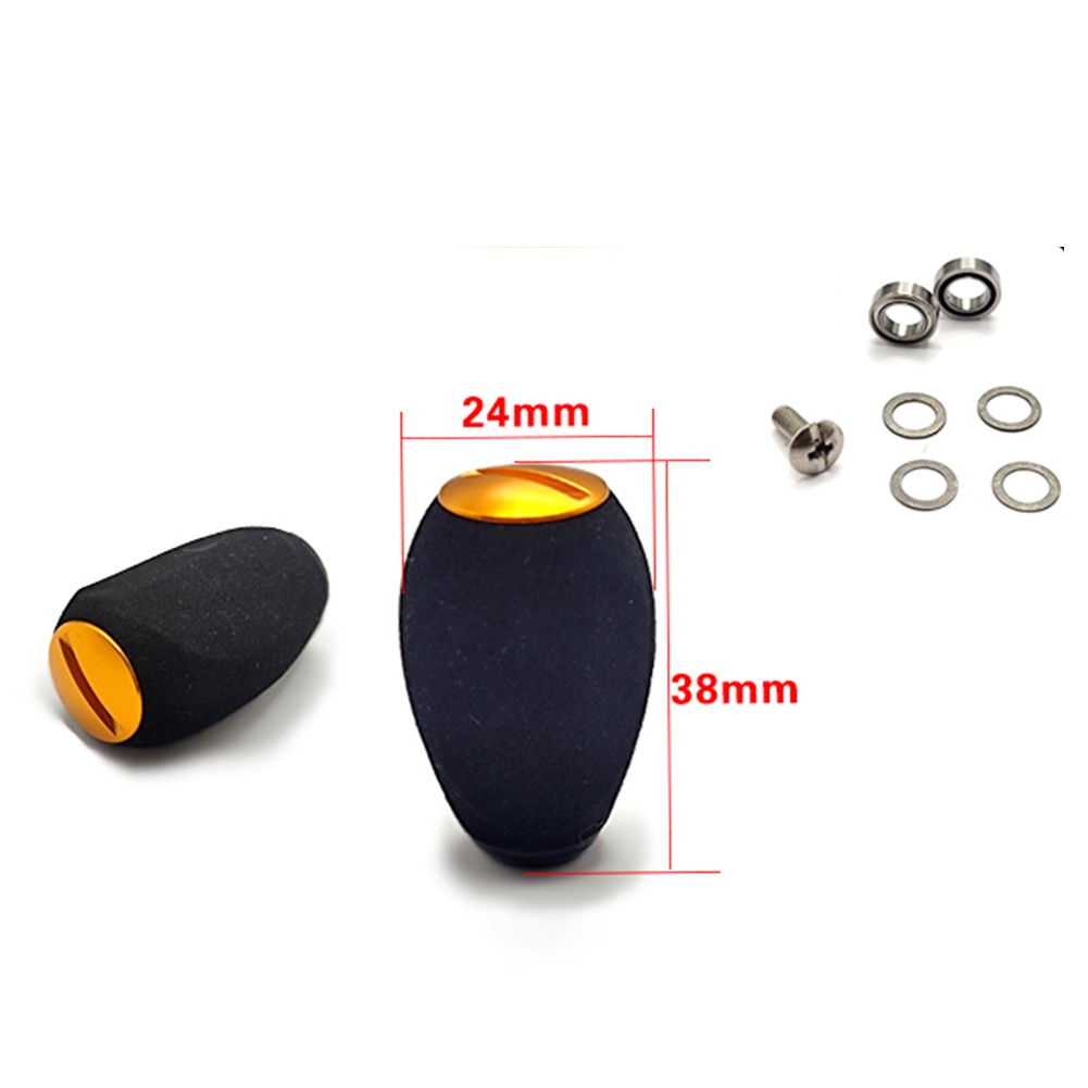 Mango de carrete de fundición EVA diseño ergonómico ligero pesca al aire libre - Imagen 31 de 56