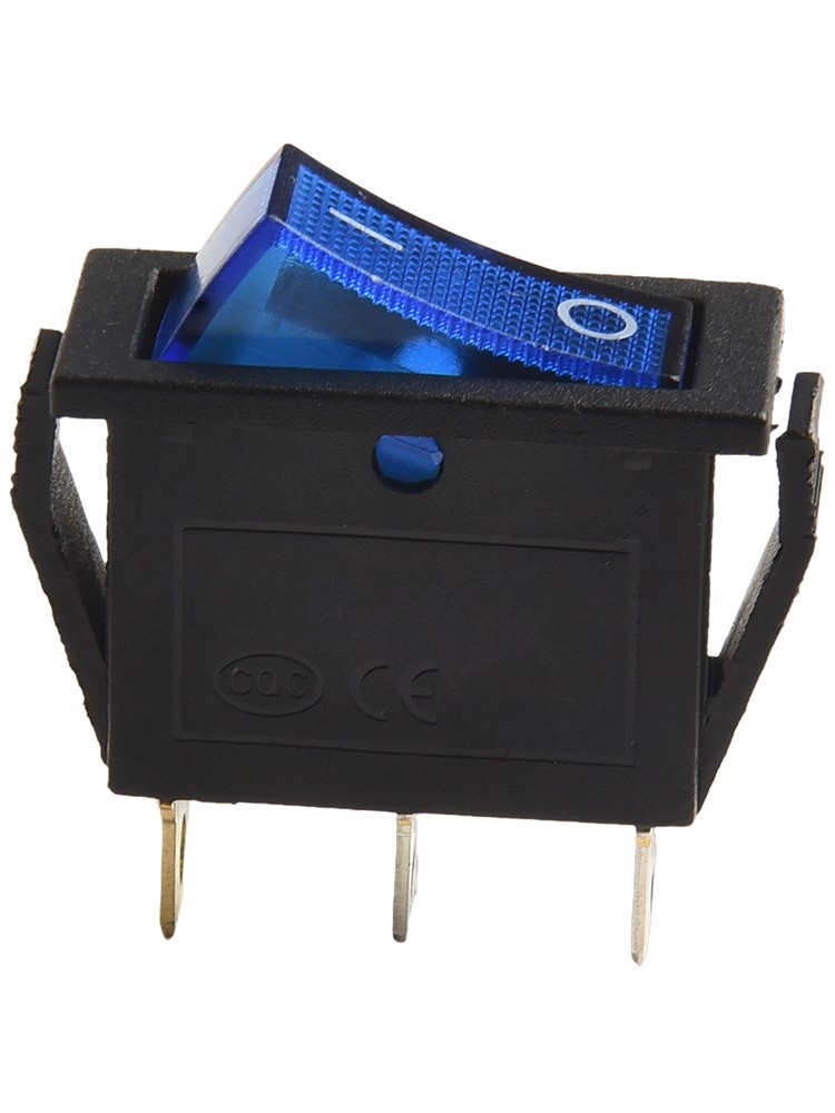 Rectangular Latching Neon Rocker Switch ON/OFF 3-Pin Red Green/Blue Yellow KCD3 - Picture 46 of 60
