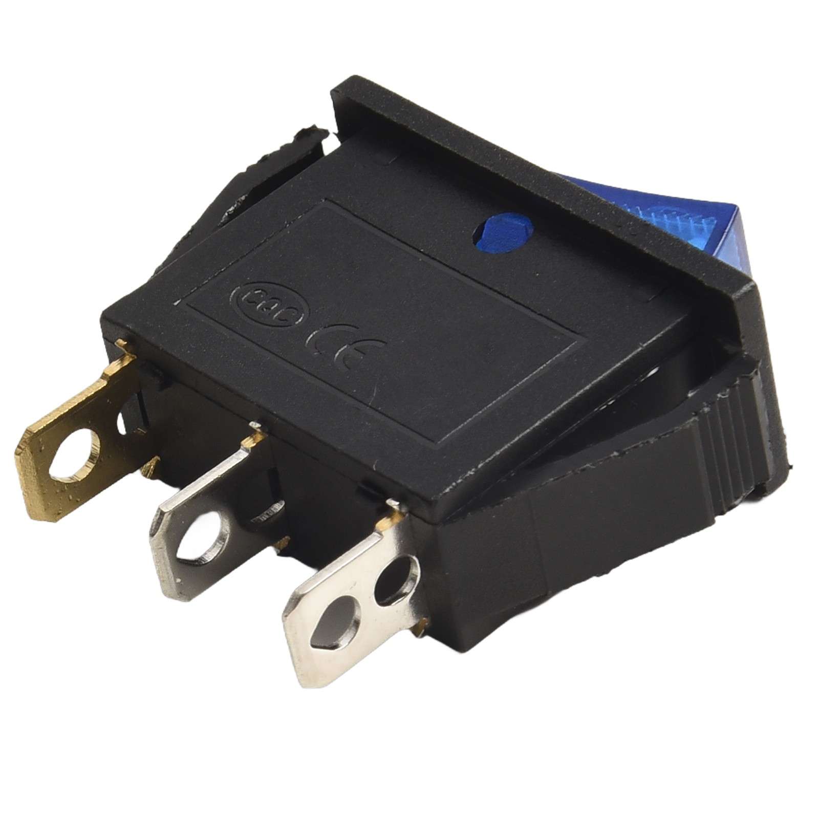 Rectangular Latching Neon Rocker Switch ON/OFF 3-Pin Red Green/Blue Yellow KCD3 - Picture 40 of 60