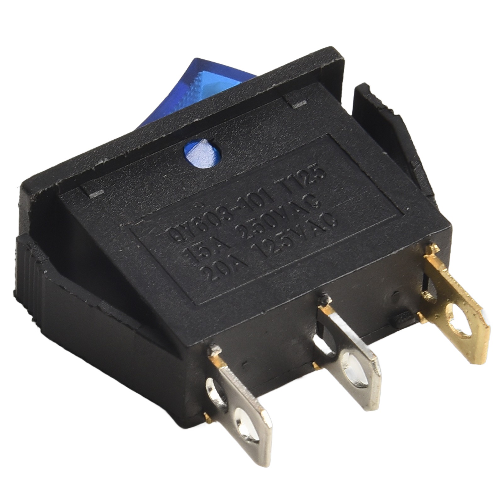 Rectangular Latching Neon Rocker Switch ON/OFF 3-Pin Red Green/Blue Yellow KCD3 - Picture 42 of 60