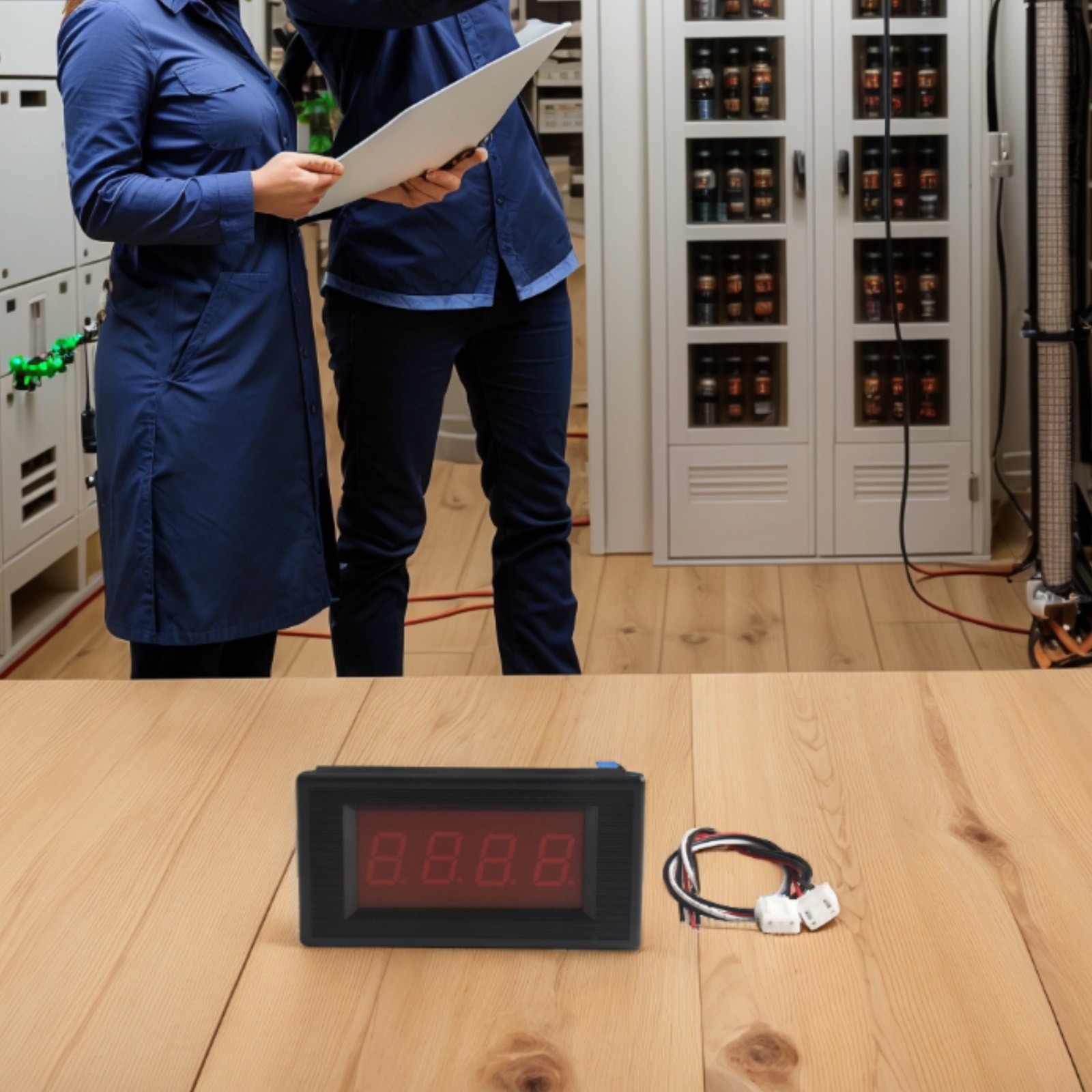 Probador Electricista Abs LED Voltímetro Digital Lecturas de Voltaje Precisas - Imagen 14 de 26