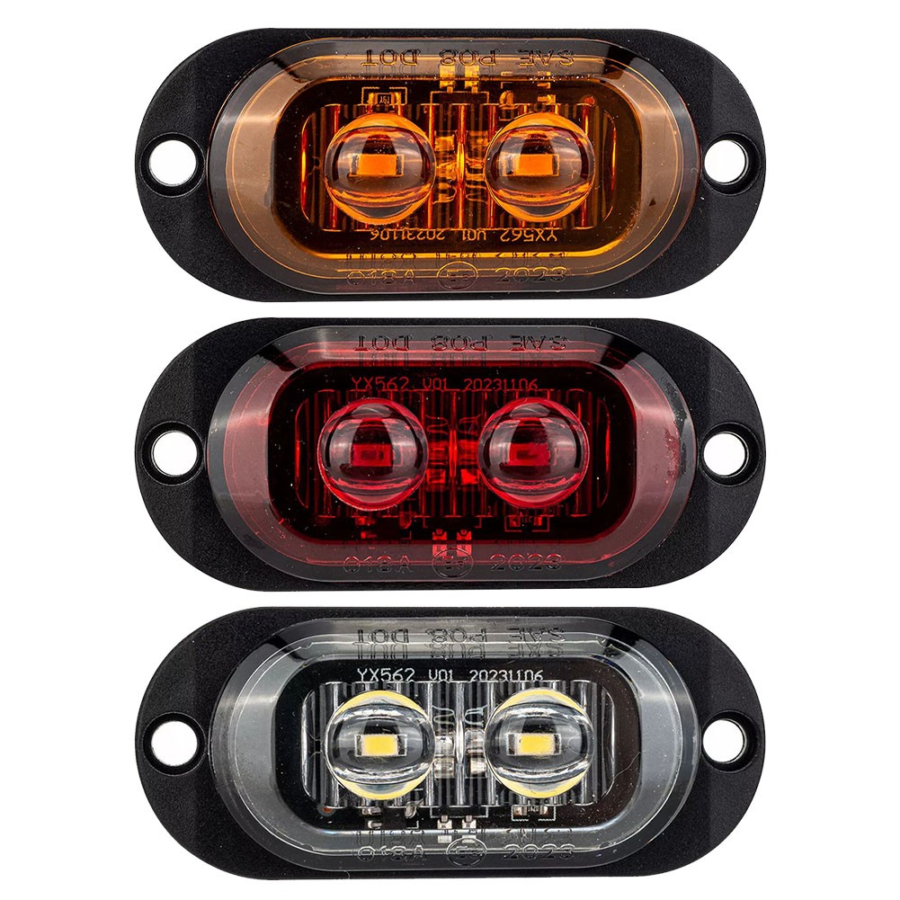 LED Side Marker Lights 2pcs LED Lights For Tough Conditions Quick Installation - Picture 11 of 20