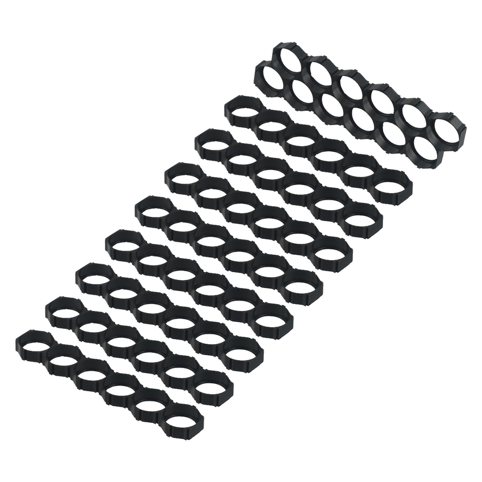 21700 Batteriehalter PC Material sichere Verbindung schwarz Kunststoffrahmen - Bild 31 von 35