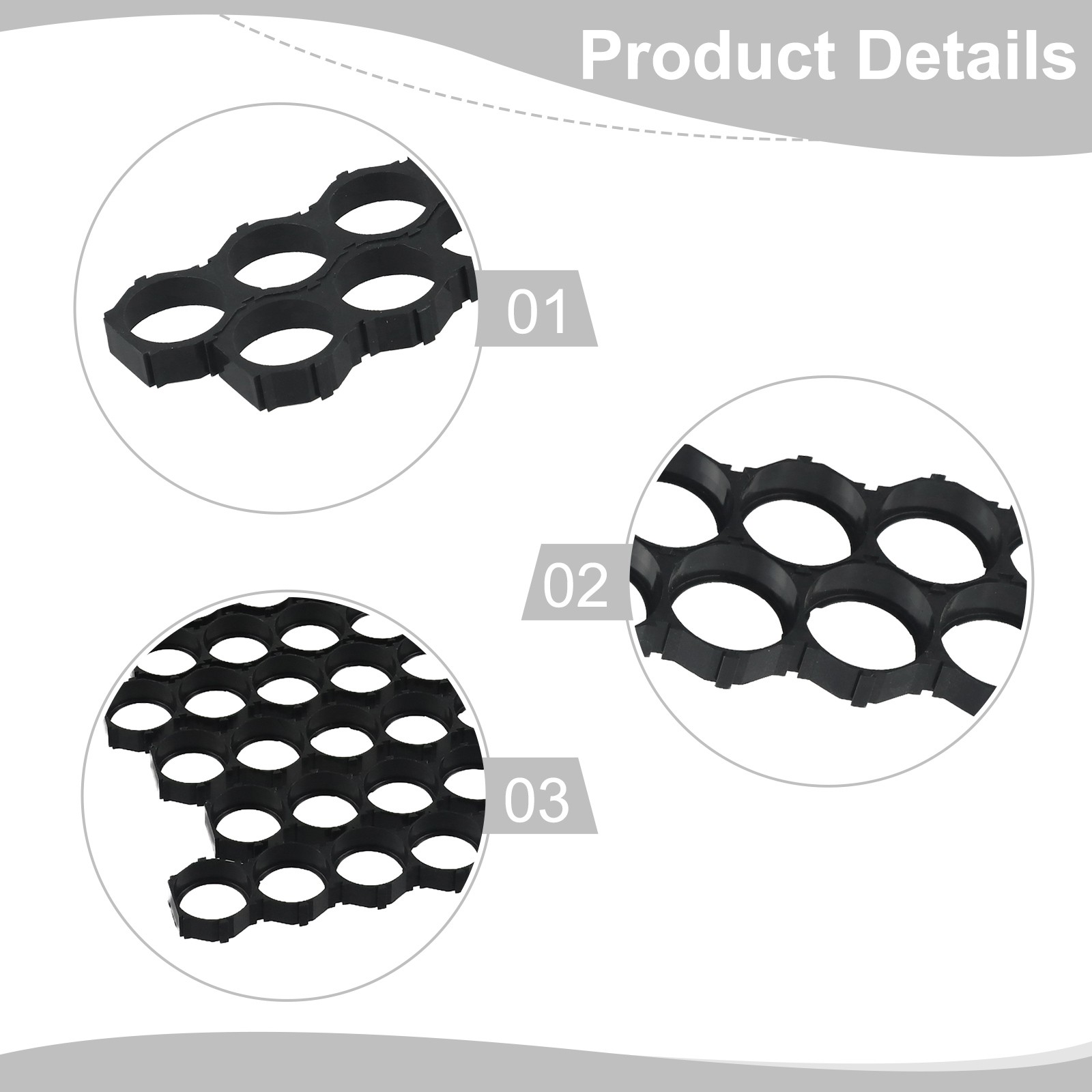 Easy Installation Battery Pack Holder For 21700 Lithium Batteries (10pcs) - Picture 42 of 47