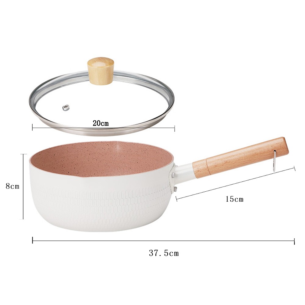 Daily Use Friendly Nonstick Milk Pots Made from Premium Materials 18cm - Picture 20 of 38