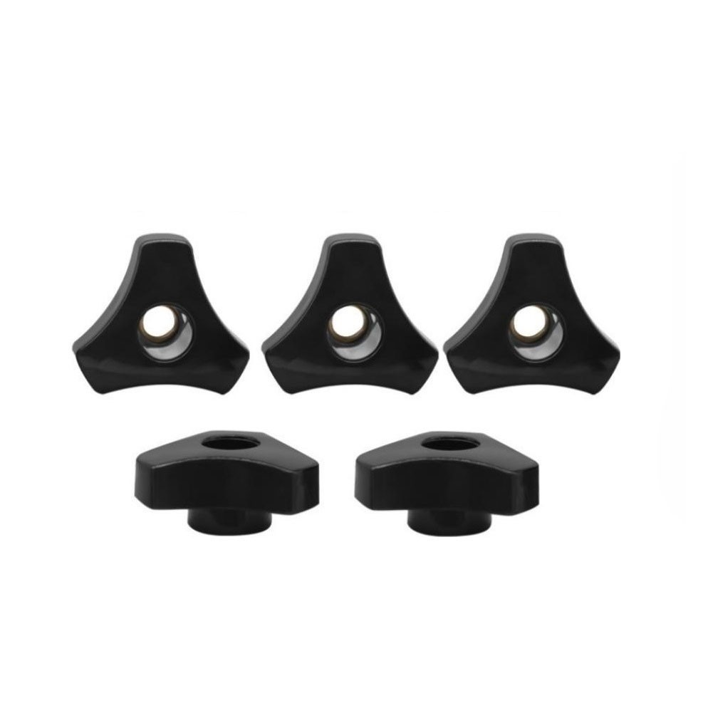 M8 T-Slot Hardware Kit – 5 Bolts & 5 Nuts With Brass Inserts For Woodworking Jigs, Fences & Hold-Downs