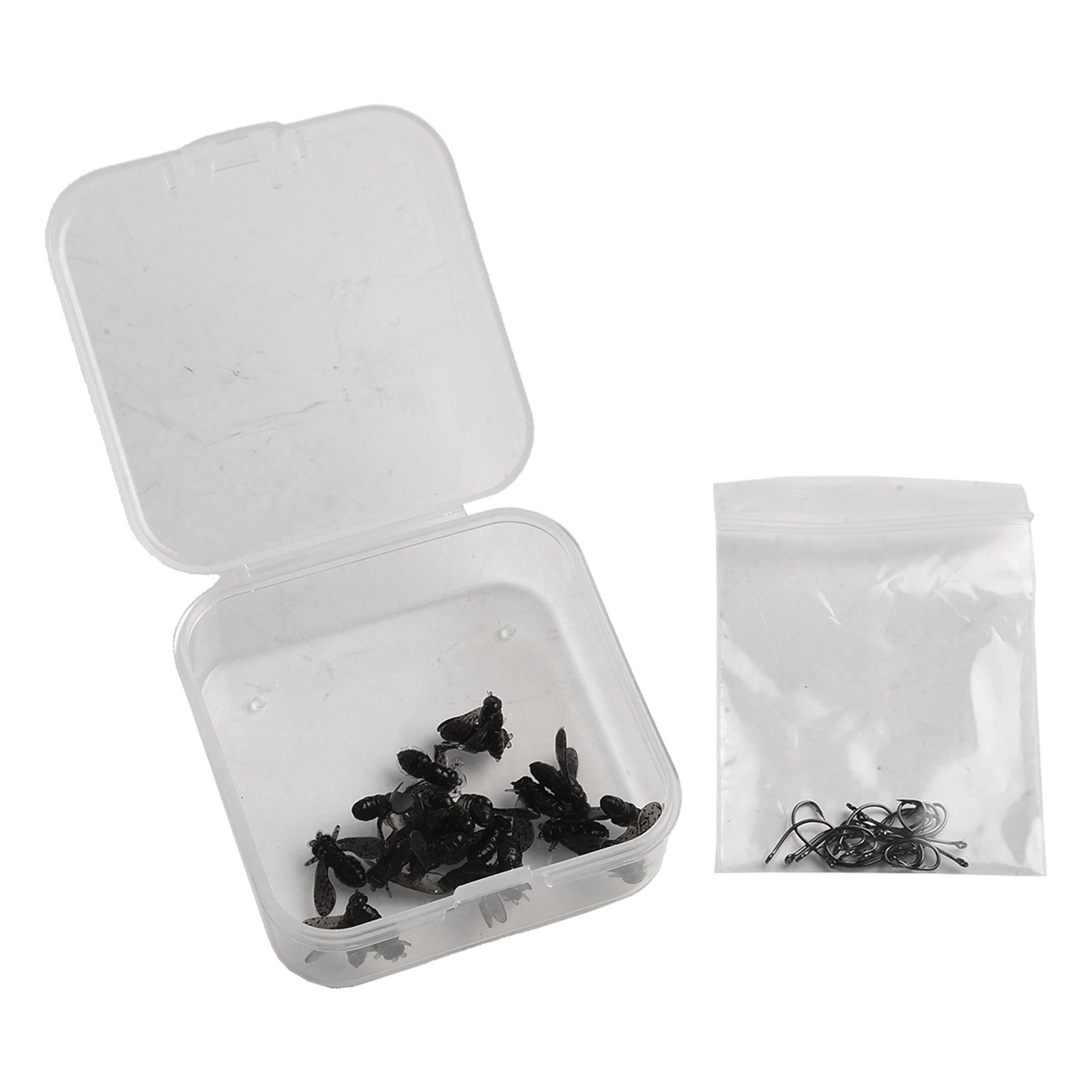 Appât de pêche à la mouche efficace pour truite bar grisage 20 pièces taille - Photo 16/39