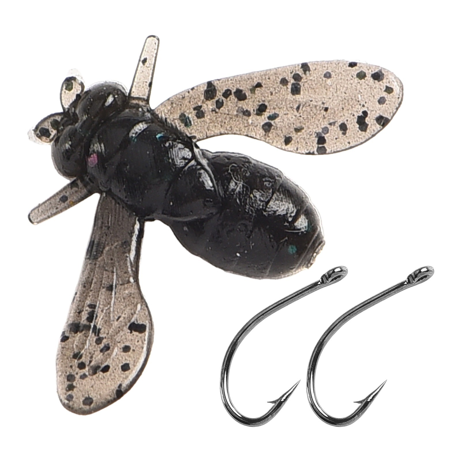 Appât de pêche à la mouche efficace pour truite bar grisage 20 pièces taille - Photo 13/39