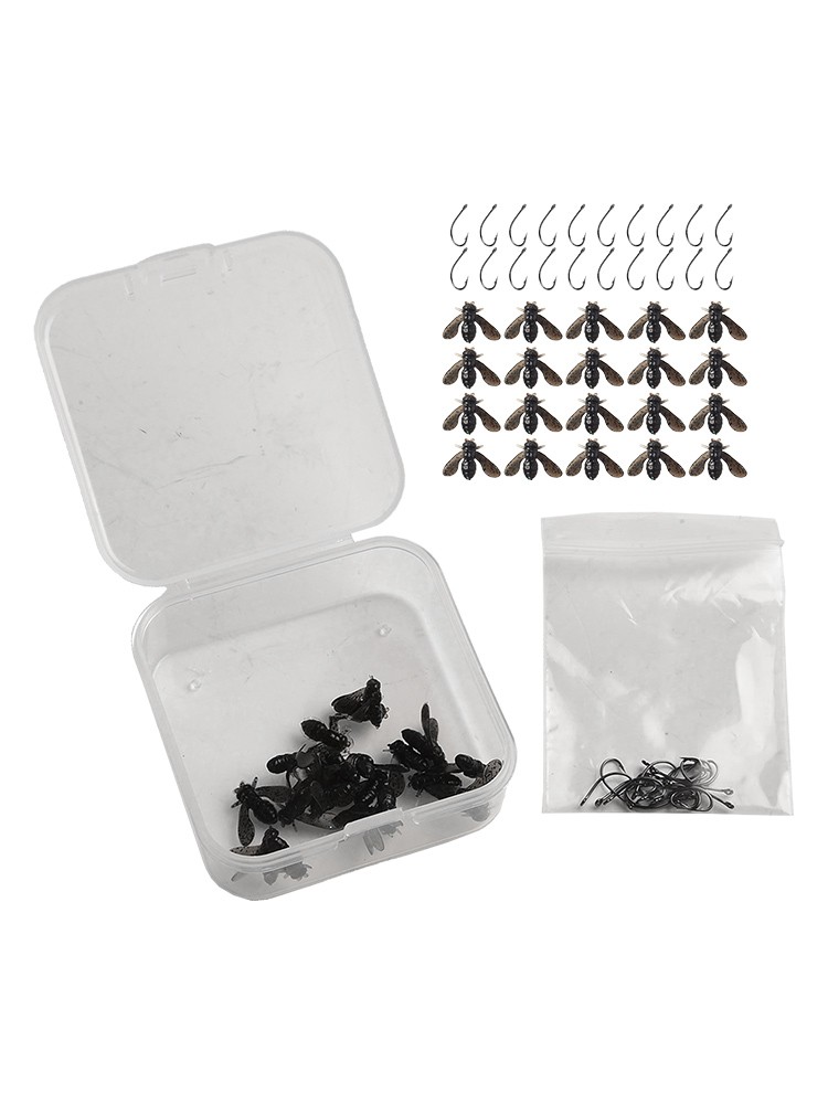 Appât à crochet mouche en PVC premium parfait pour la pêche au saumon gris et - Photo 15/39