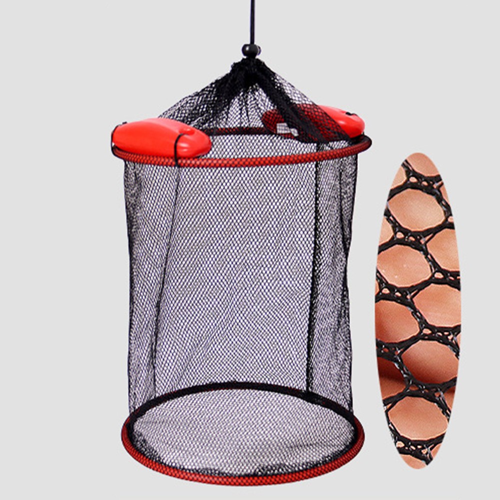 Floating Basket Bait Bucket Fish-friendly Nylon Material Odor-resistant