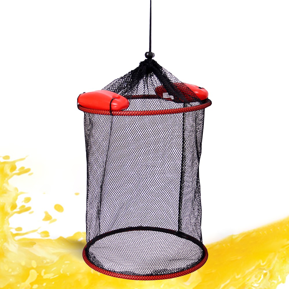 Floating Basket Bait Bucket Fish-friendly Nylon Material Odor-resistant