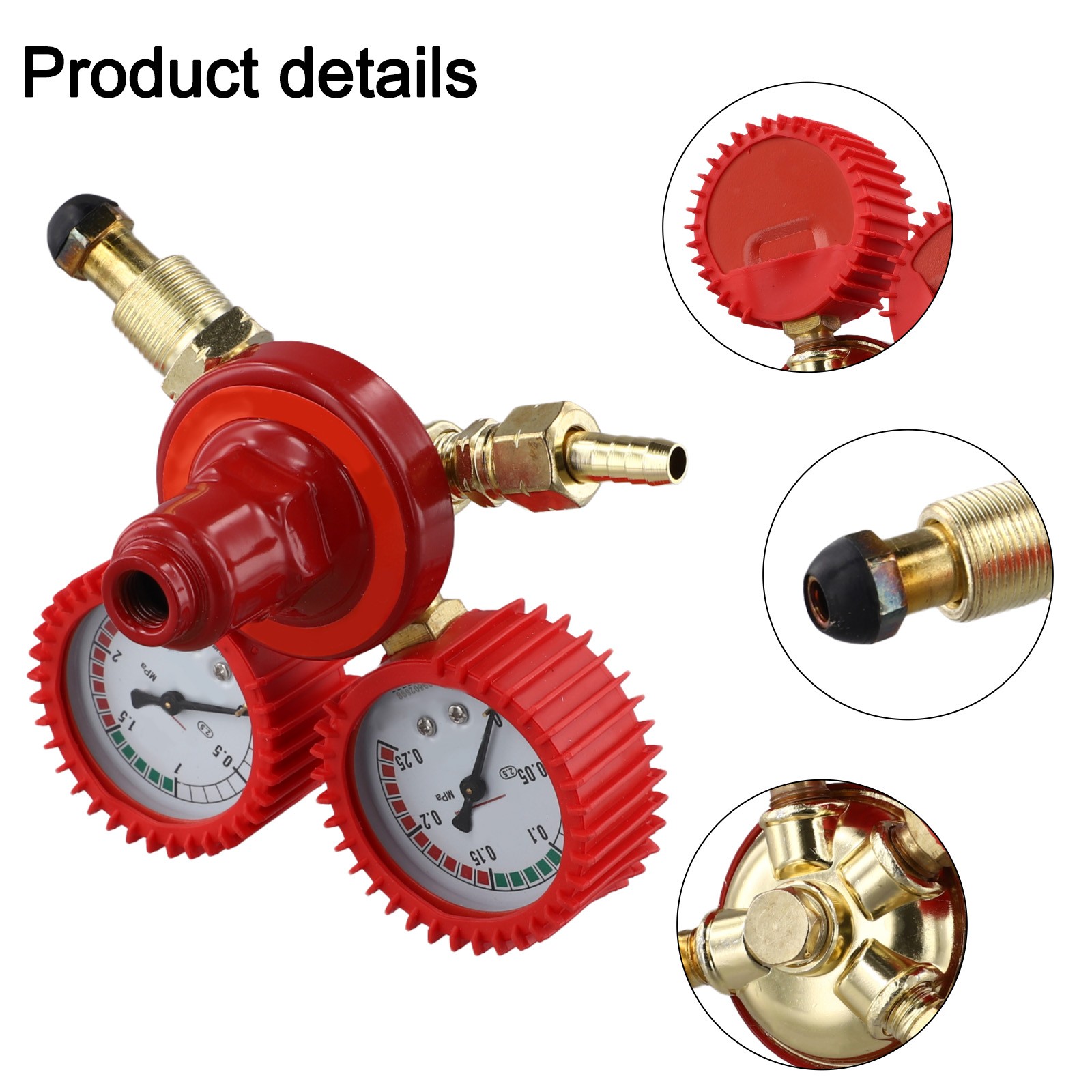Shockproof Oxygen Acetylene Propane Gas Regulator for Welding Operations - Picture 42 of 45