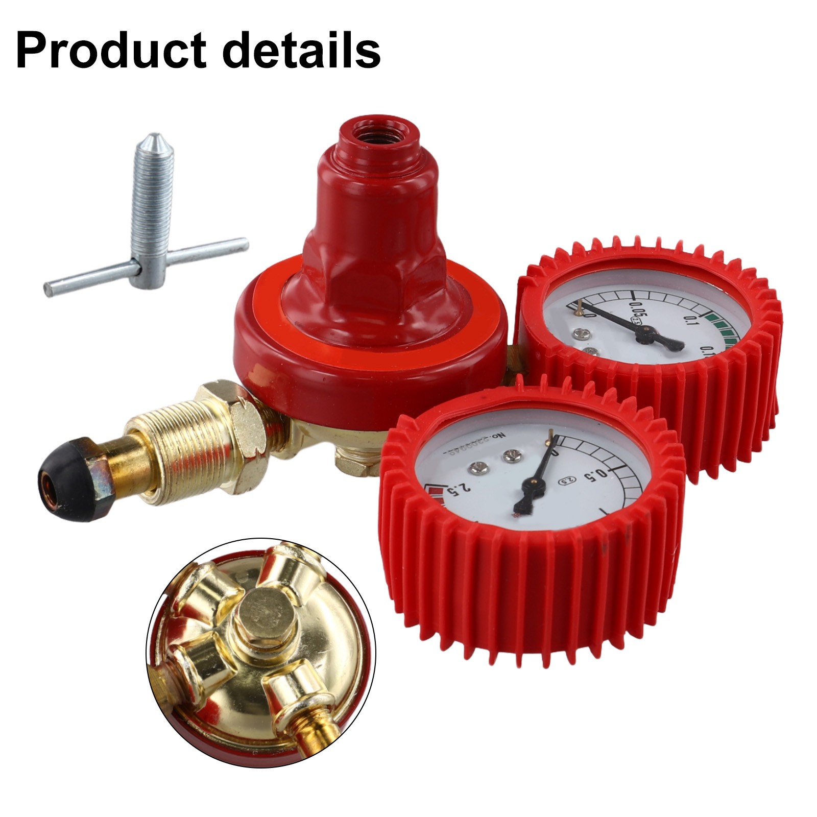 Shockproof Oxygen Acetylene Propane Gas Regulator for Welding Operations - Picture 43 of 45