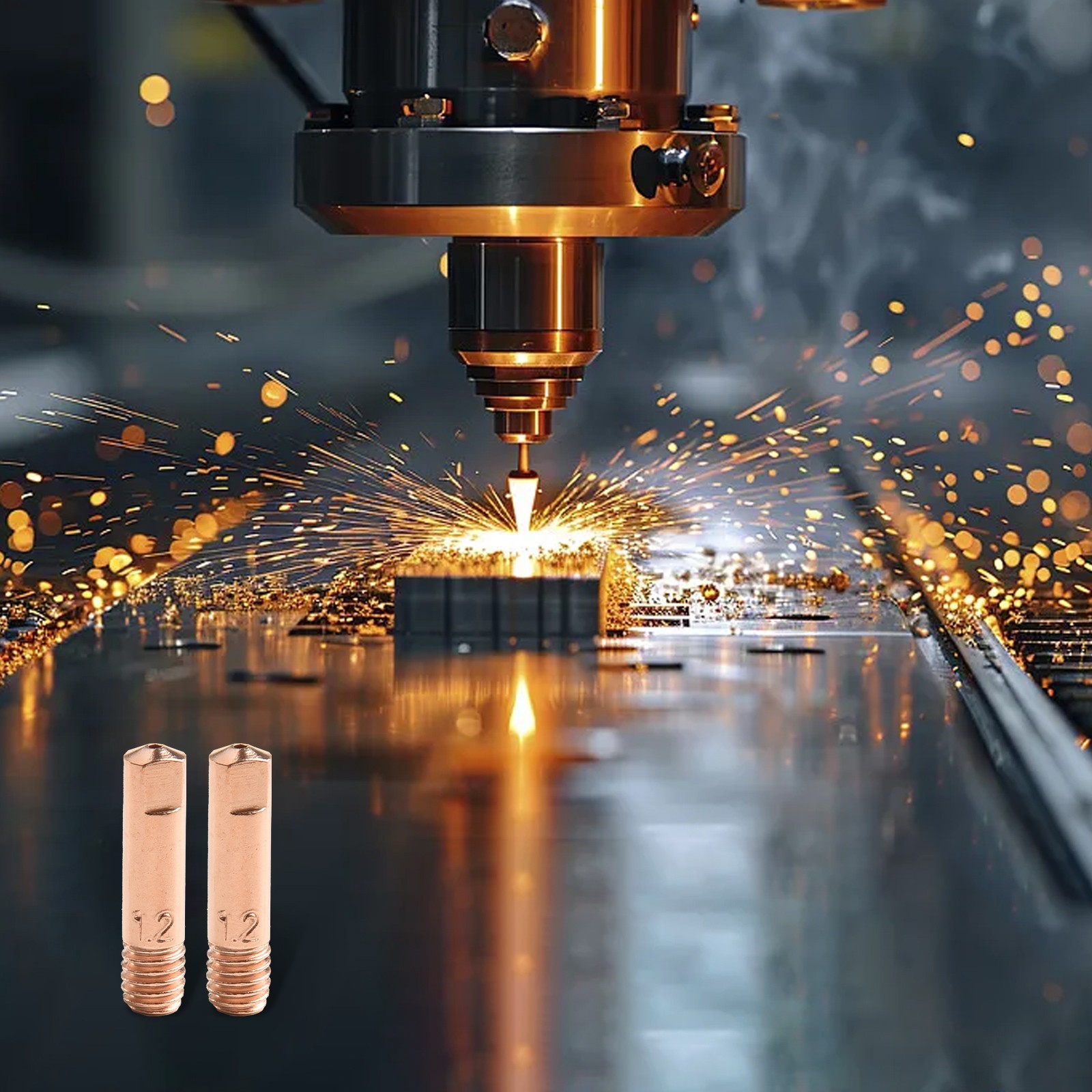 Precision Welding Performance with 15AK M6*24mm Contact Tips Pack of 10