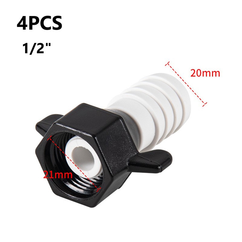 4XSraccordi per pompa acqua camper girevoli dritti 1/2 raccordi PEX per filtri p - Foto 23 di 29