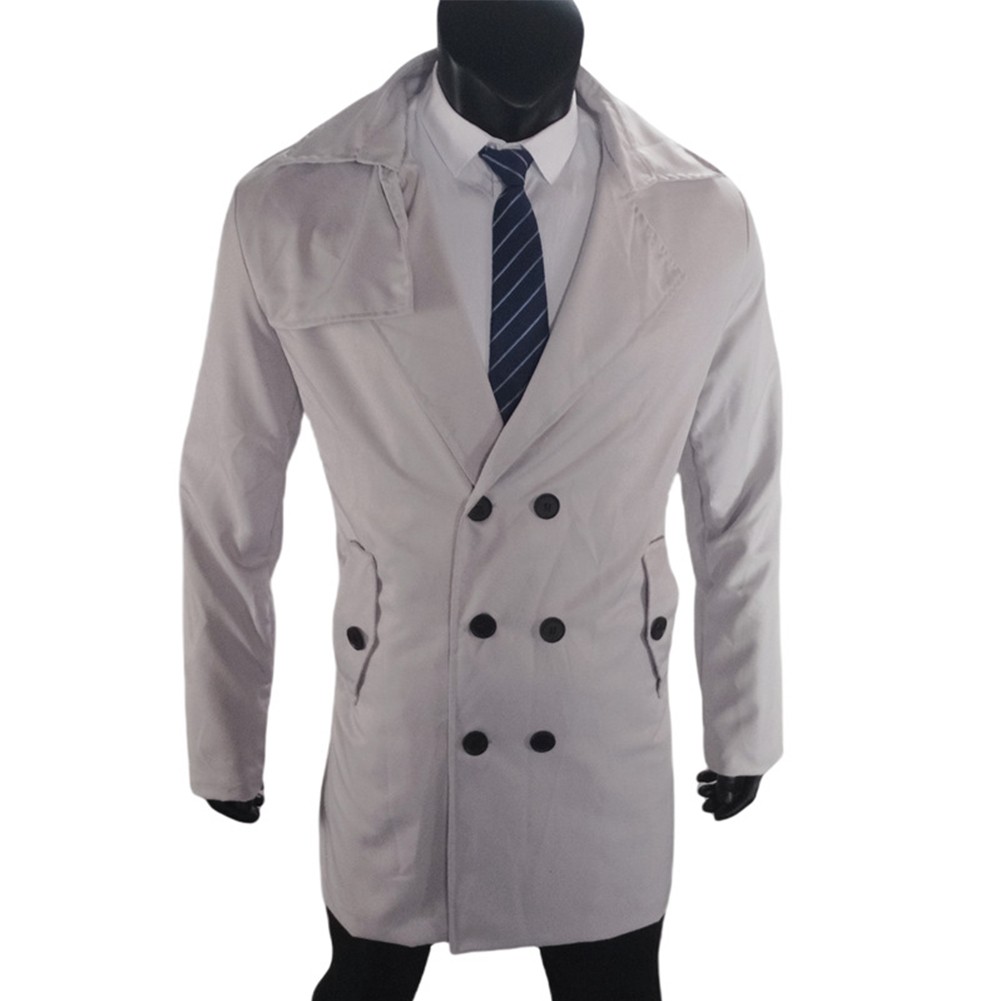 Tailored Fit Men's Winter Coat with Classic Details for Timeless Style - Picture 13 of 21