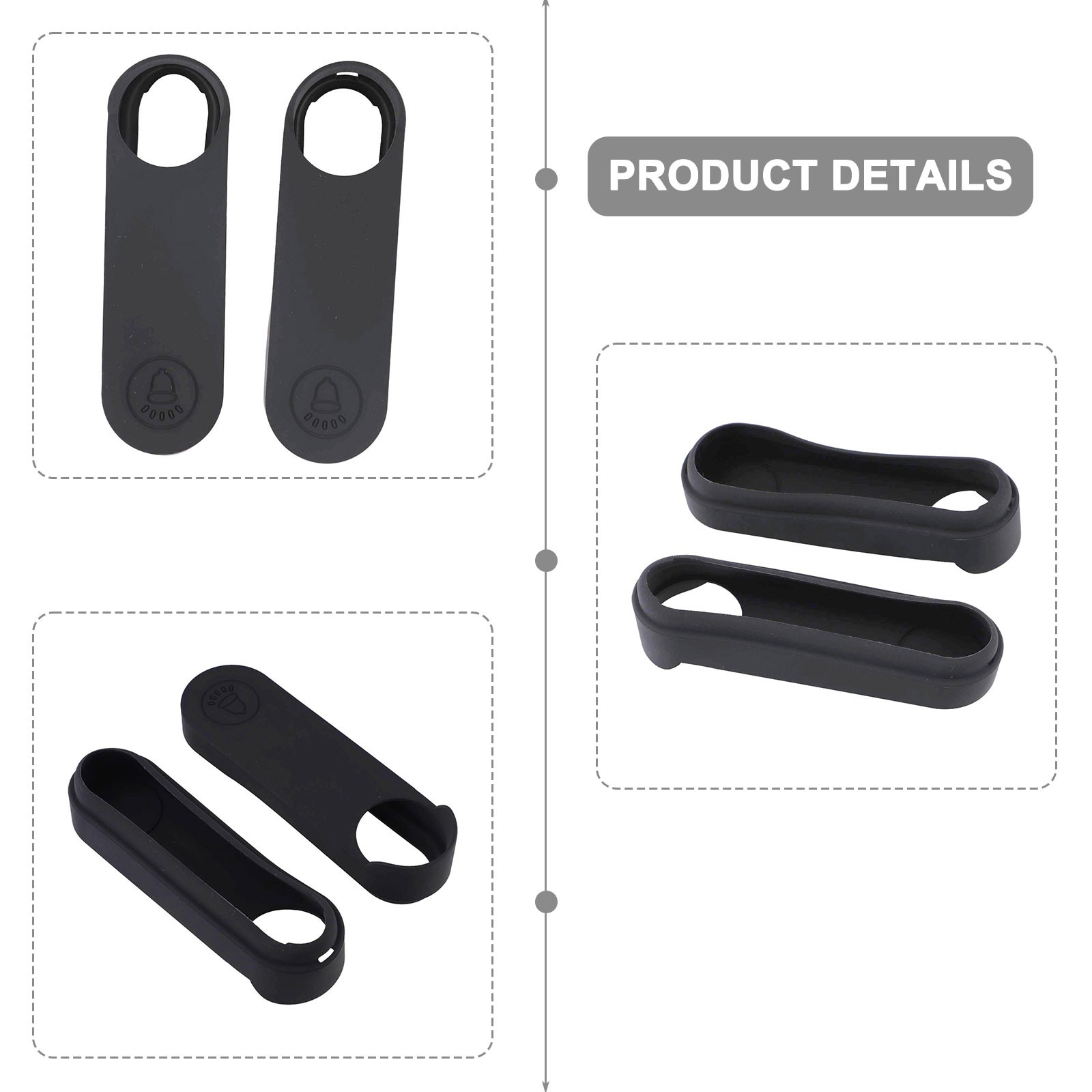 Amélioration de vente lhabitat étui de sonnette couvercle de sonnette 164 mm x 50 m