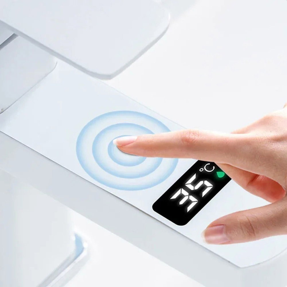 Intelligente Temperatur Digitalanzeige Hoch und Niedrig Warm und Kalt Waschtischarmatur - Bild 32 von 42