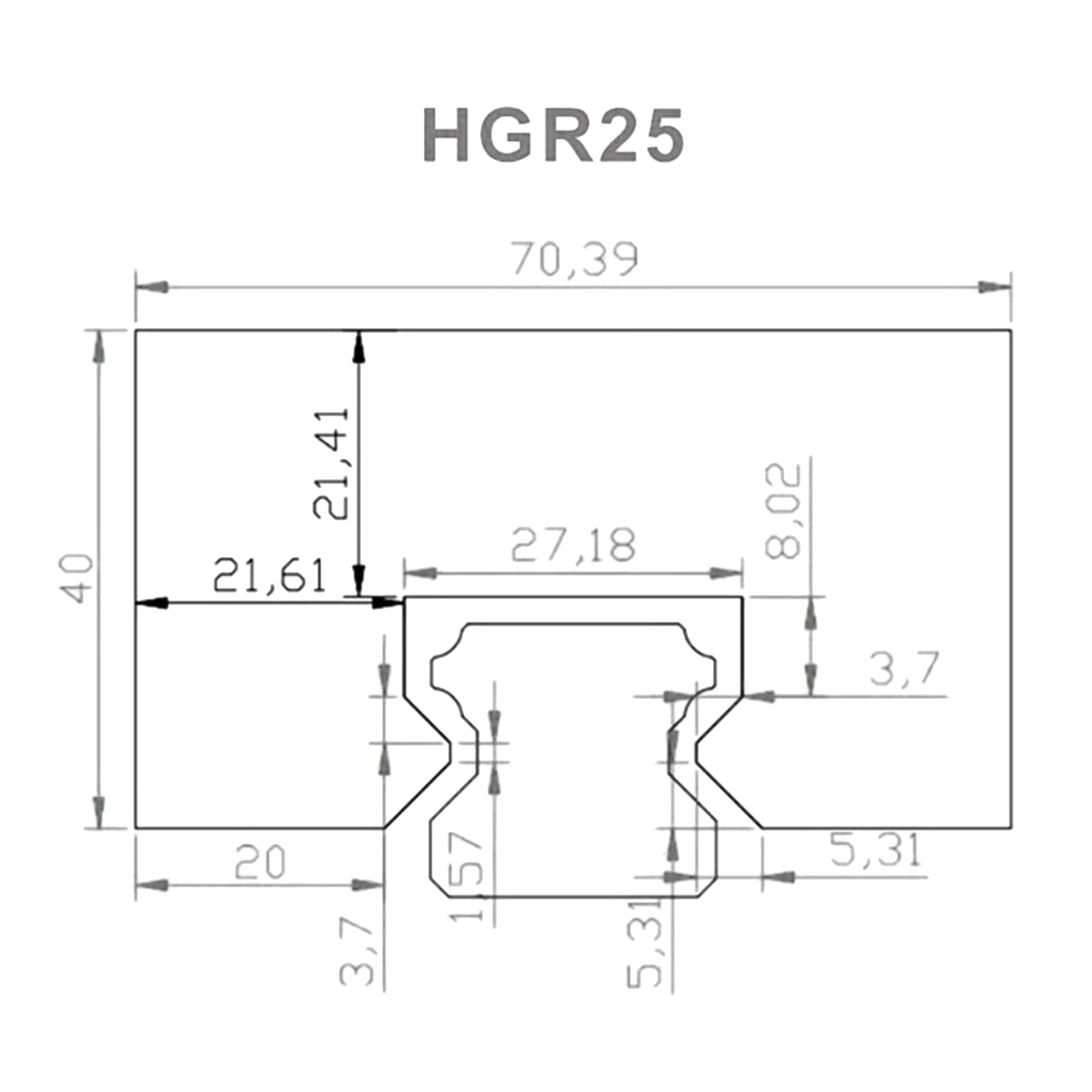 Easy to Use Dust Cover for HGR25 Linear Guide Stretched Length 200 1000MM - Picture 32 of 49