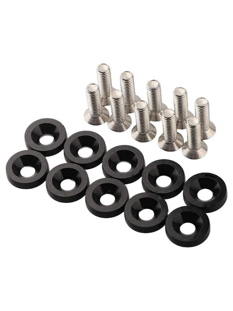 Long lasting Aluminum M6 Washers & Bolts 10PCS Set for Car Modification - Picture 20 of 55