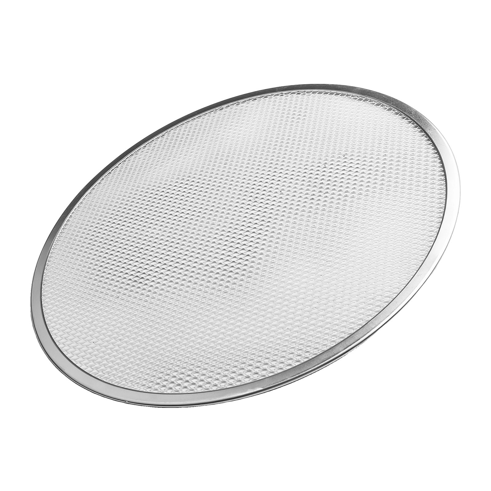 Assiette en maille à pizza en aluminium 8 pouces avec bord laminé mode pour la pré