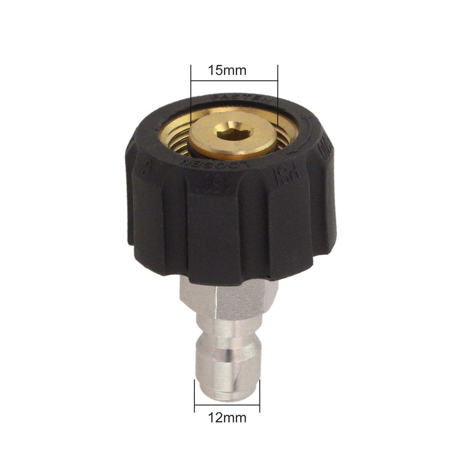 Quick Connect Schnellverbinder Schnellverbinder 1/4 3/8 Zoll schwarz Splitter - Bild 16 von 30