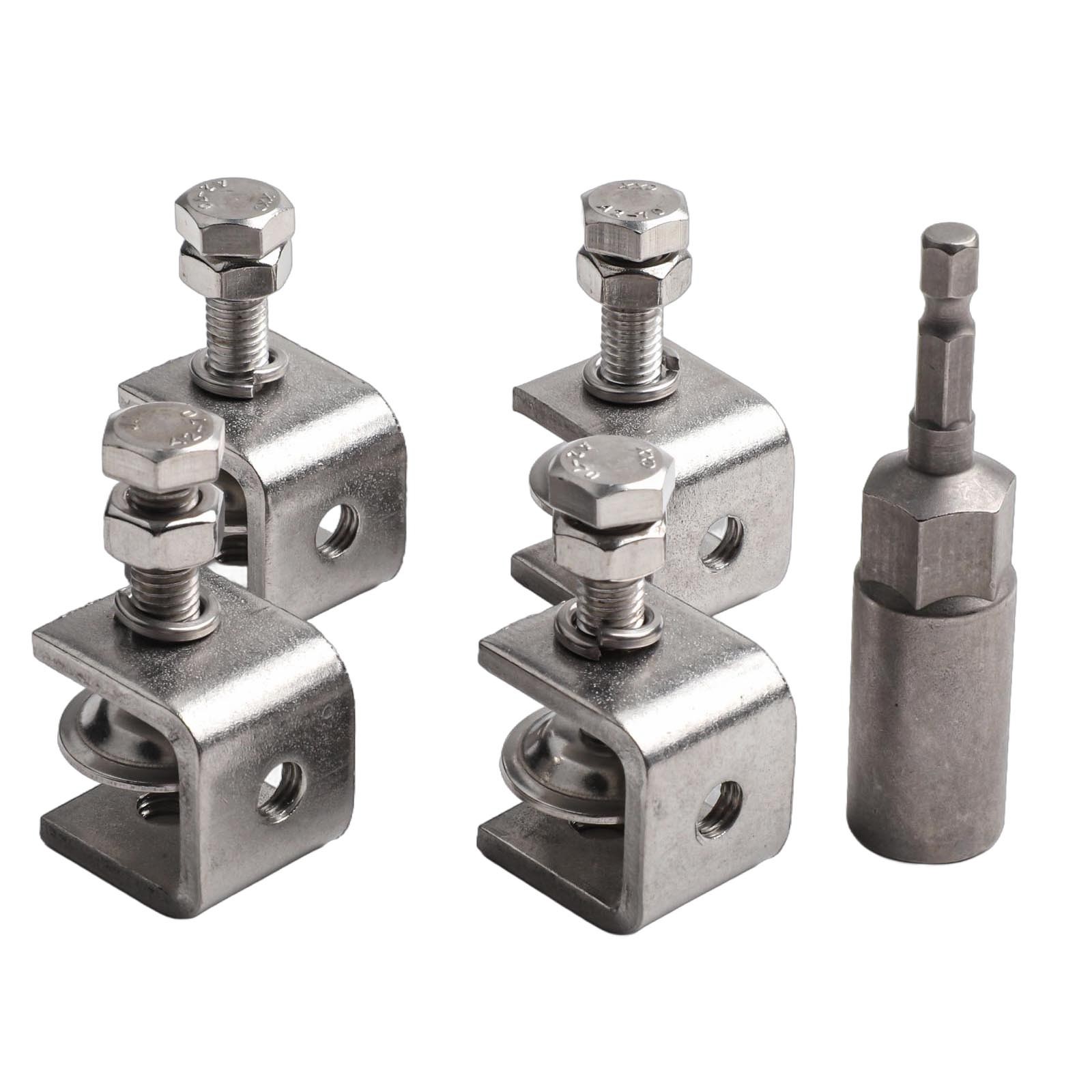 Multi Purpose 304 Stainless Steel C Clamps with Different Sizes Available