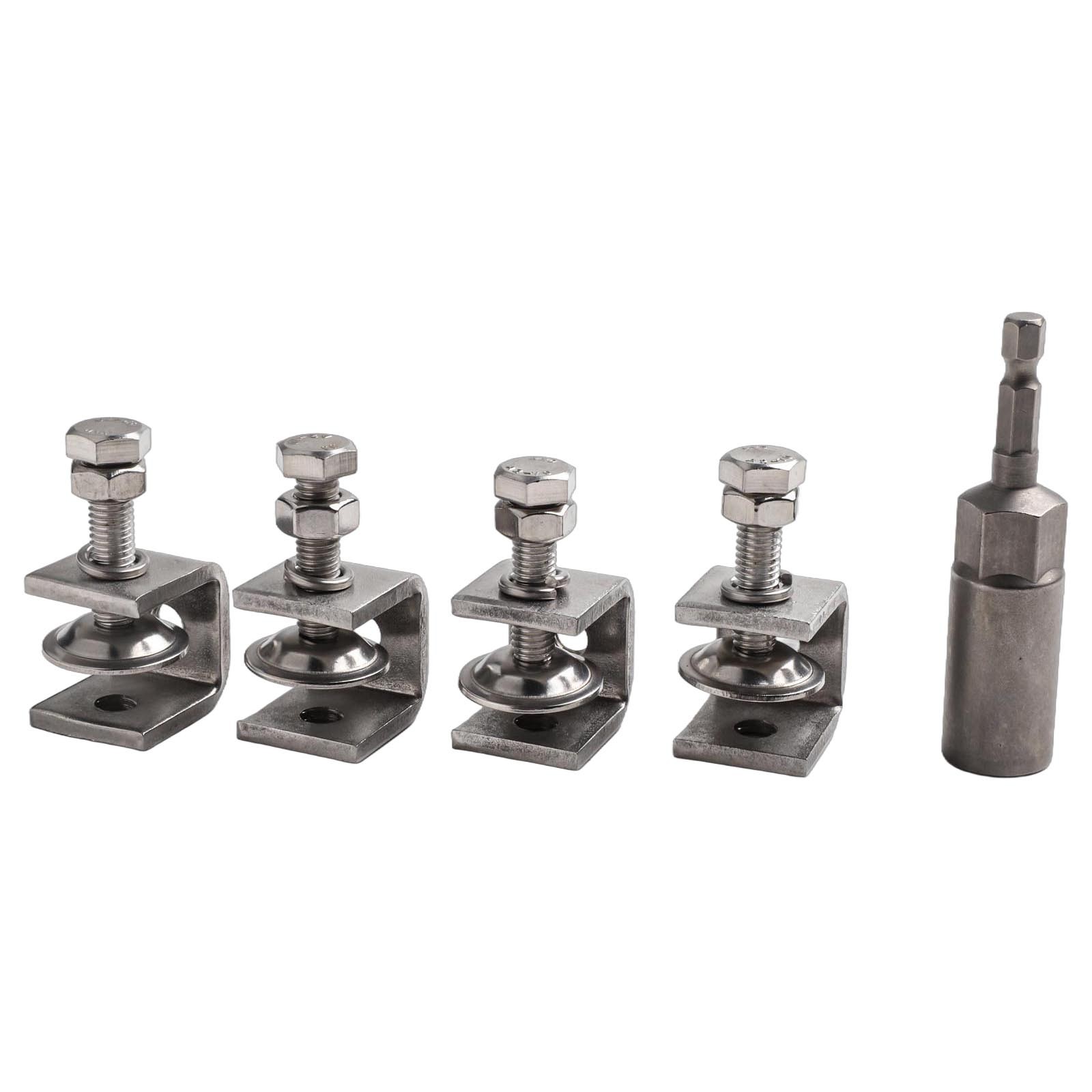 Multi Purpose 304 Stainless Steel C Clamps with Different Sizes Available