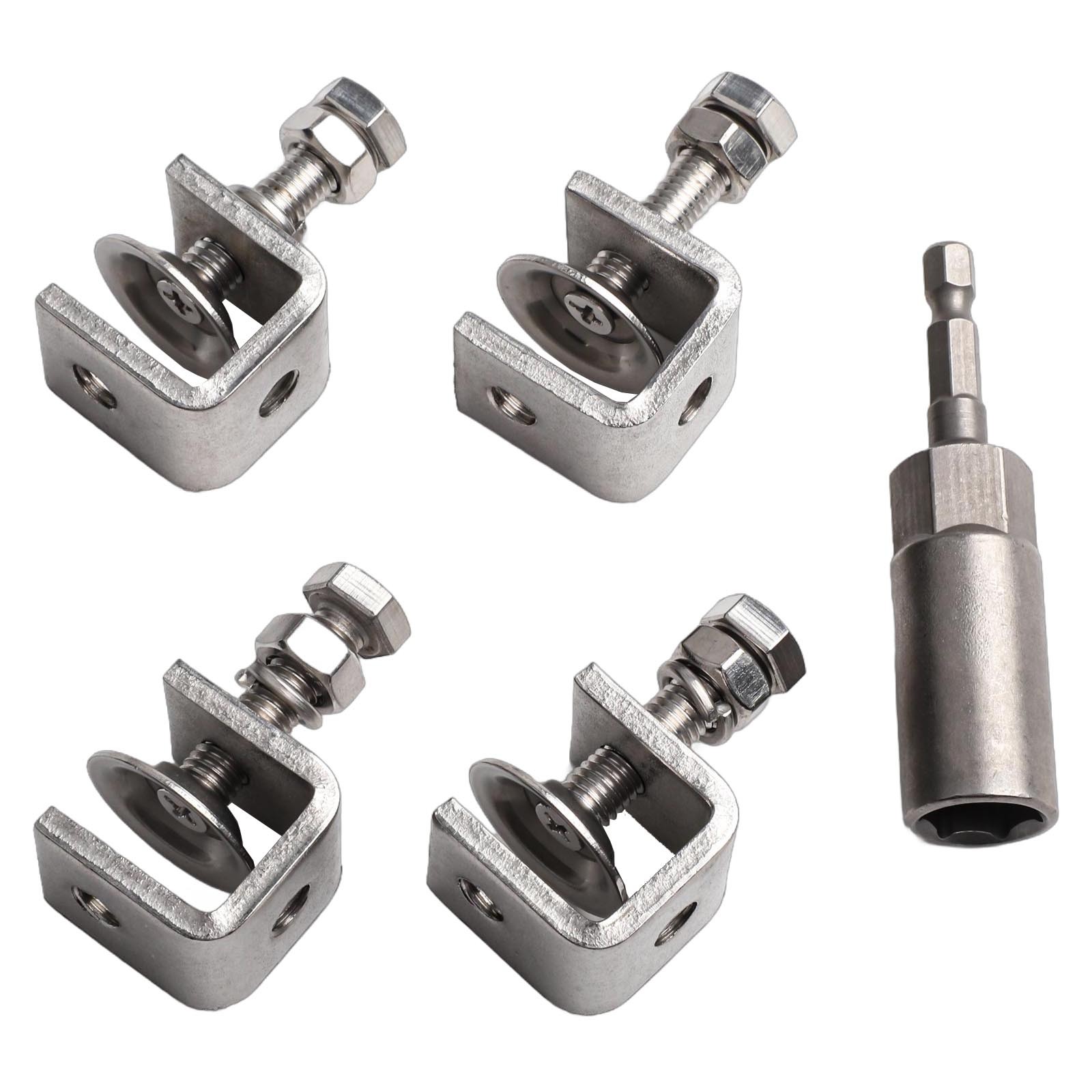 Multi Purpose 304 Stainless Steel C Clamps with Different Sizes Available