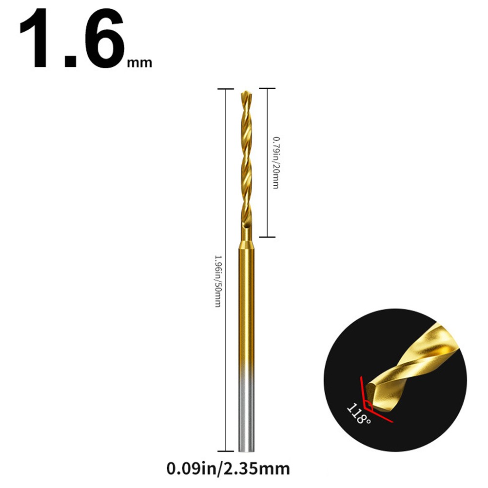 Diverse Mini Drill Bits Set for Woodworking Projects Shank Diameter of 2 35 mm - Picture 38 of 72