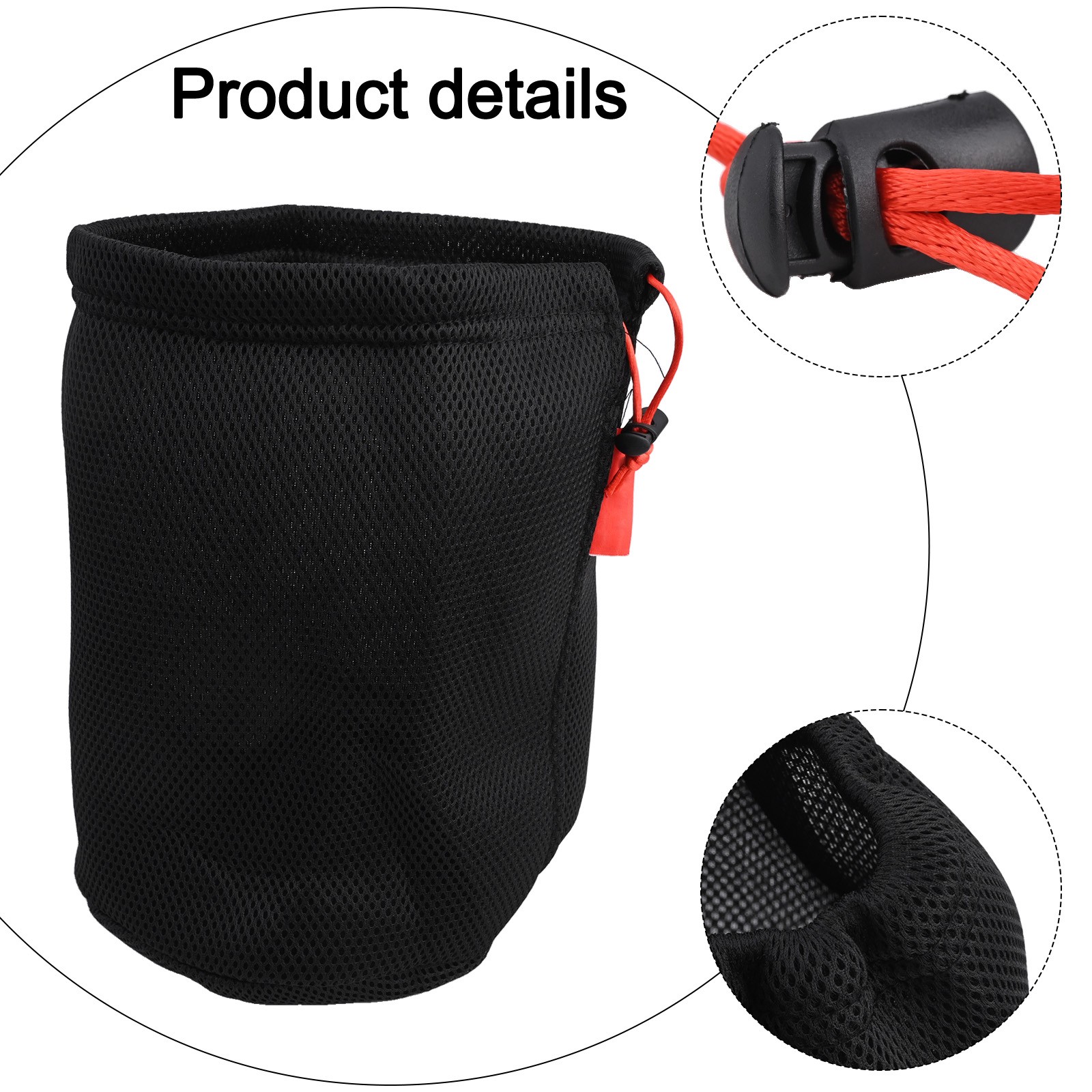 Bolsa de malla Bolsa de malla para camping Bolsa de almacenamiento para maceta Bolsa anticolisión de suministro - Imagen 41 de 48