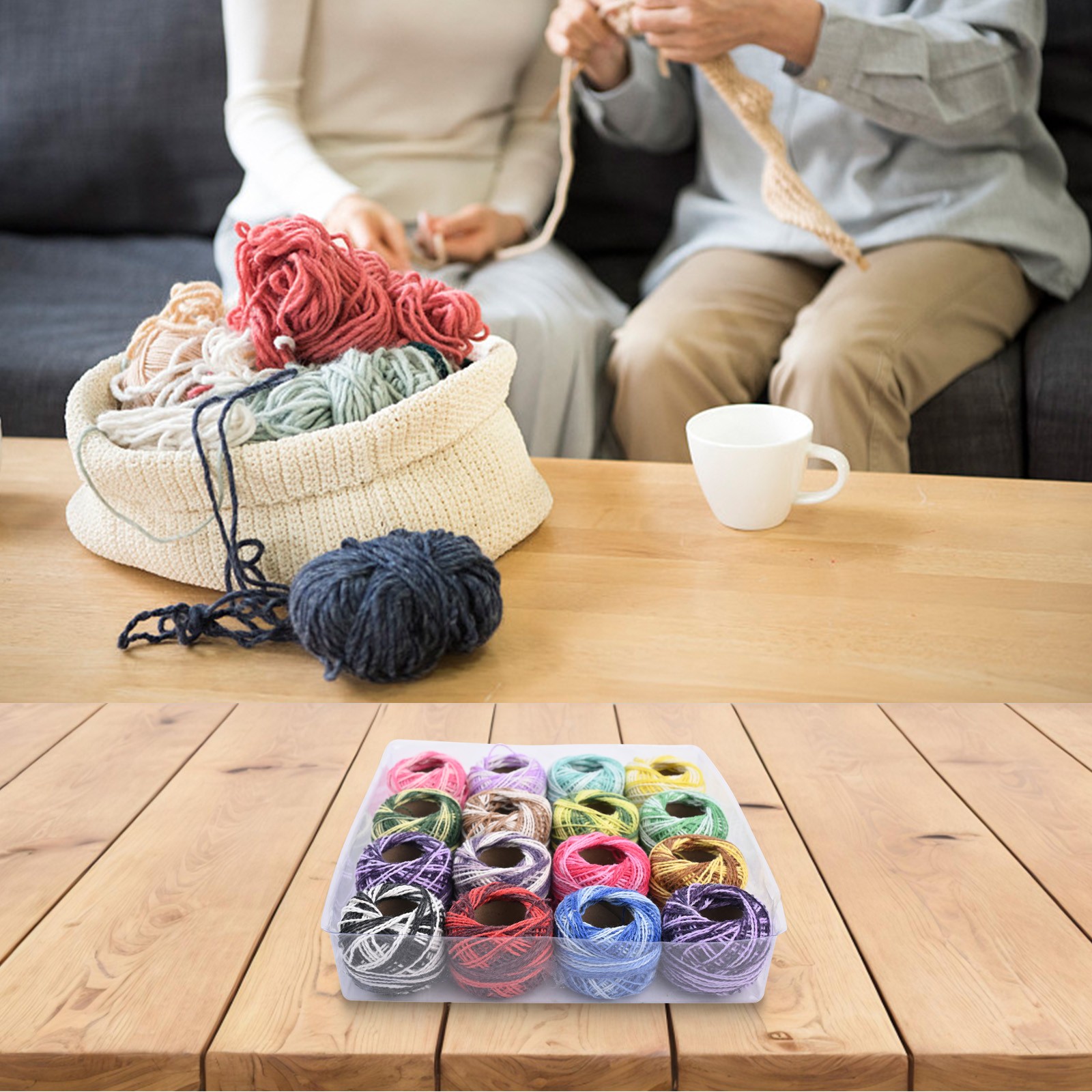 Assorted Color Cotton Embroidery Thread 16pcs DIY Sewing Braiding Thread - Picture 19 of 33