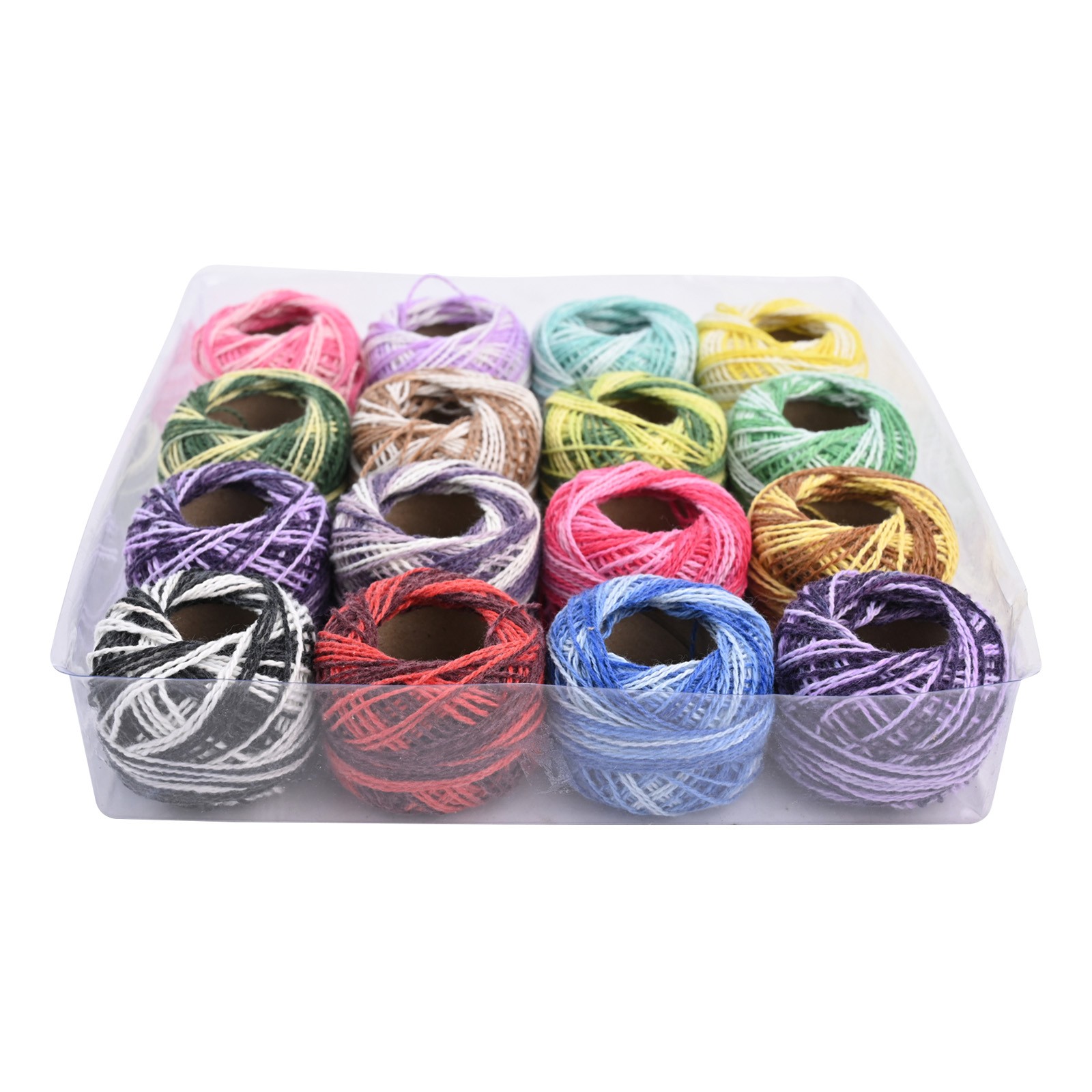 Assorted Color Cotton Embroidery Thread 16pcs DIY Sewing Braiding Thread - Picture 24 of 33