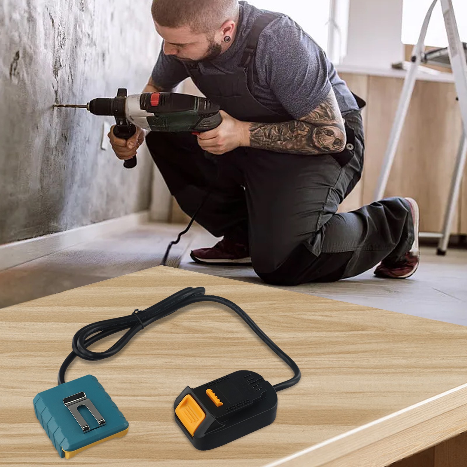 Cavo prolunga batteria efficiente per trapani elettrici 18V ottimizza il tuo lavoro - Foto 39 di 68