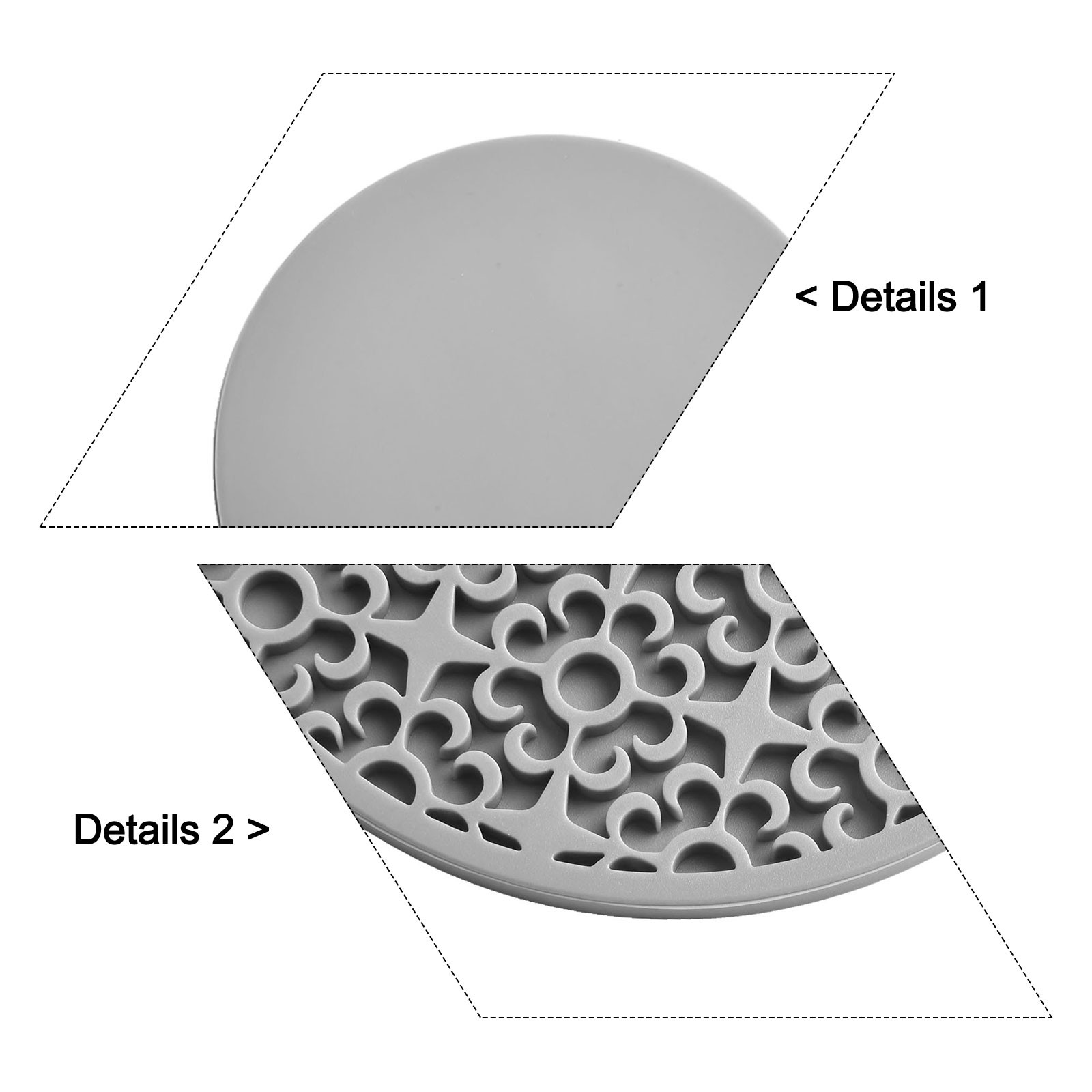 Stylish and Practical Silicone Coasters for Any Setting 8Pcs Set