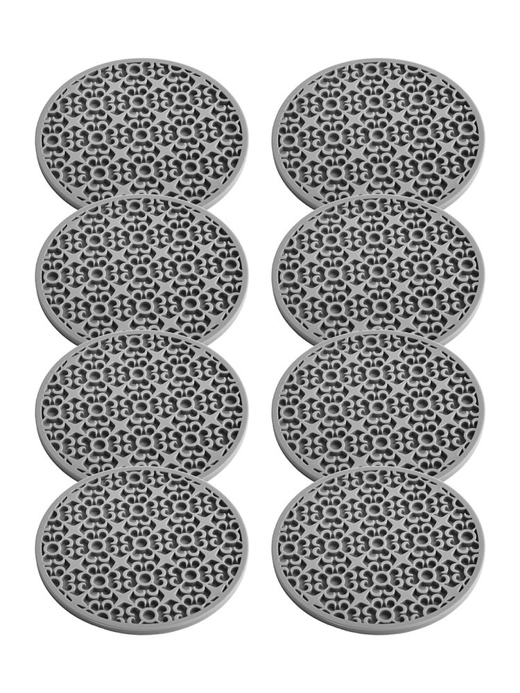 Stylish and Practical Silicone Coasters for Any Setting 8Pcs Set