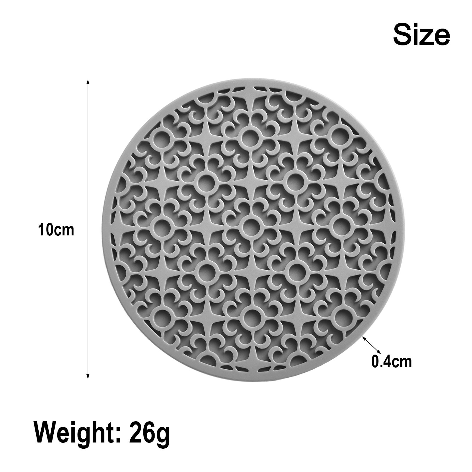 Stylish and Practical Silicone Coasters for Any Setting 8Pcs Set