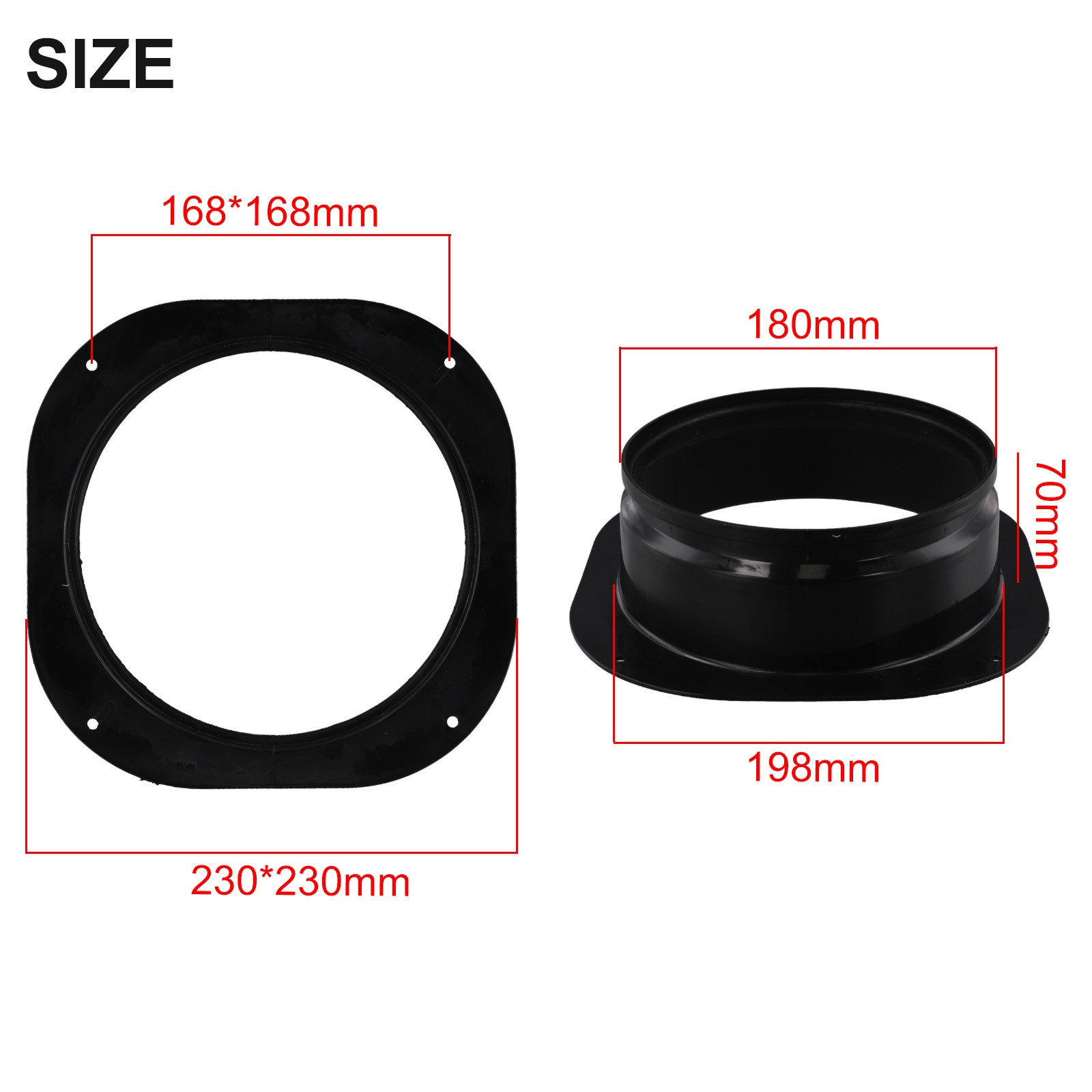 Ventilation Duct Connector Plastic Flange Joint High Pressure Resistance - Picture 51 of 70