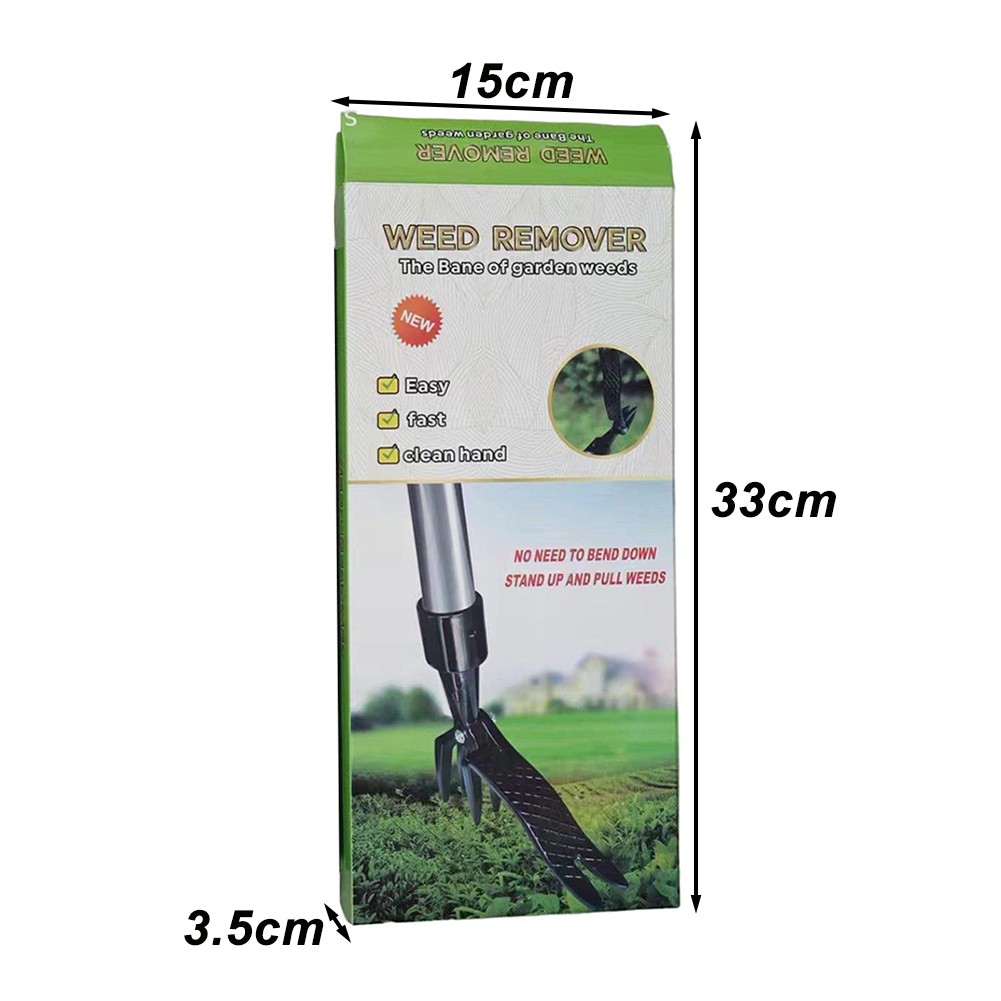 Ergonomisches Unkrautstecher mit Stahlklemmen für effiziente Gartenpflegeaufgab - Bild 18 von 24