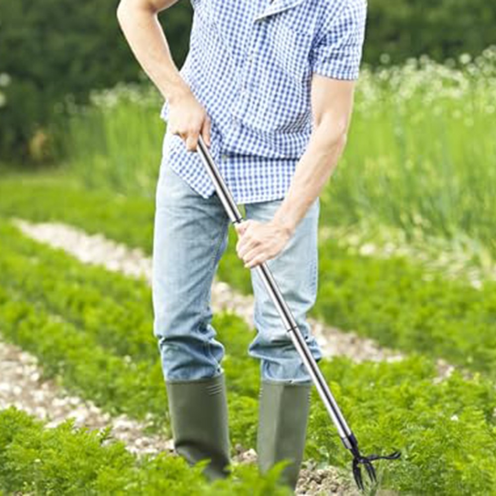 Ergonomisches Unkrautstecher mit Stahlklemmen für effiziente Gartenpflegeaufgab - Bild 19 von 24
