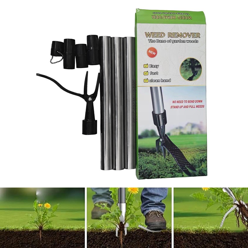Ergonomisches Unkrautstecher mit Stahlklemmen für effiziente Gartenpflegeaufgab - Bild 15 von 24