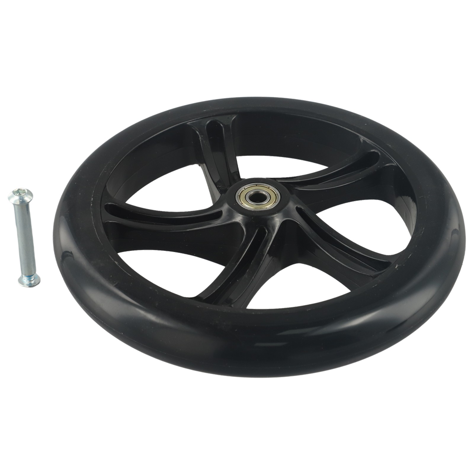 High Speed 8 Inch Scooter PU Wheel with Bearings Kids Kickscooter (5 10 spokes) - Picture 22 of 29
