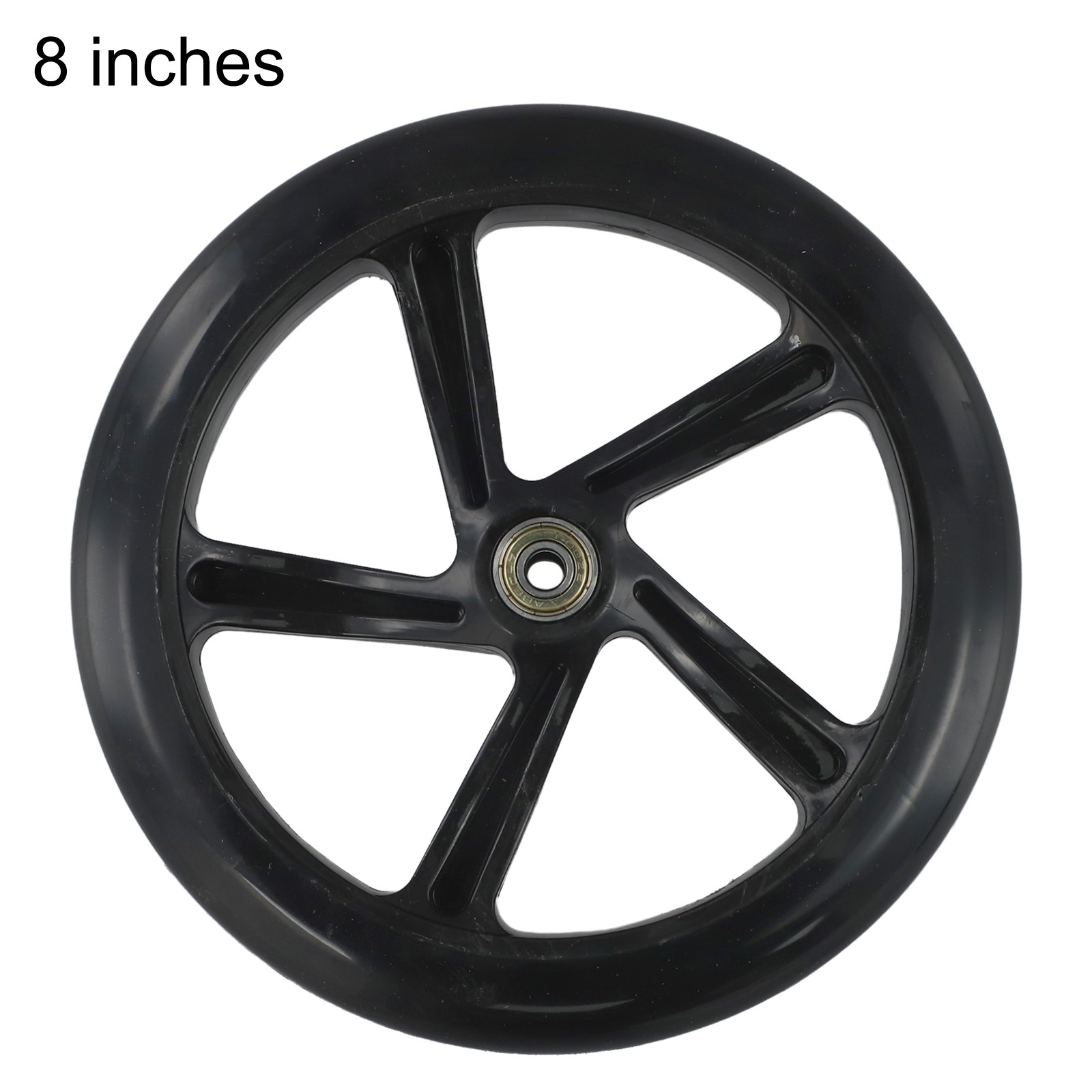 High Speed 8 Inch Scooter PU Wheel with Bearings Kids Kickscooter (5 10 spokes) - Picture 19 of 29
