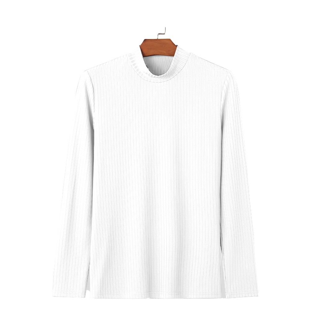 Tops with Comfort Stylish Mens Long Sleeve Ribbed Turtlenecks Available Now - Picture 14 of 24