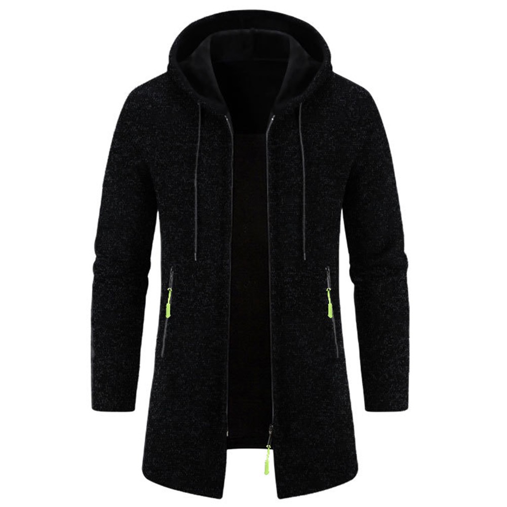 Casual Wear Hooded Overcoat Casual Outerwear Long Sleeve Design Regular Length - Picture 18 of 23