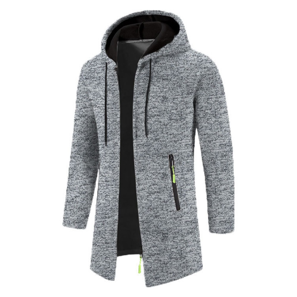 Casual Wear Hooded Overcoat Casual Outerwear Long Sleeve Design Regular Length - Picture 13 of 23