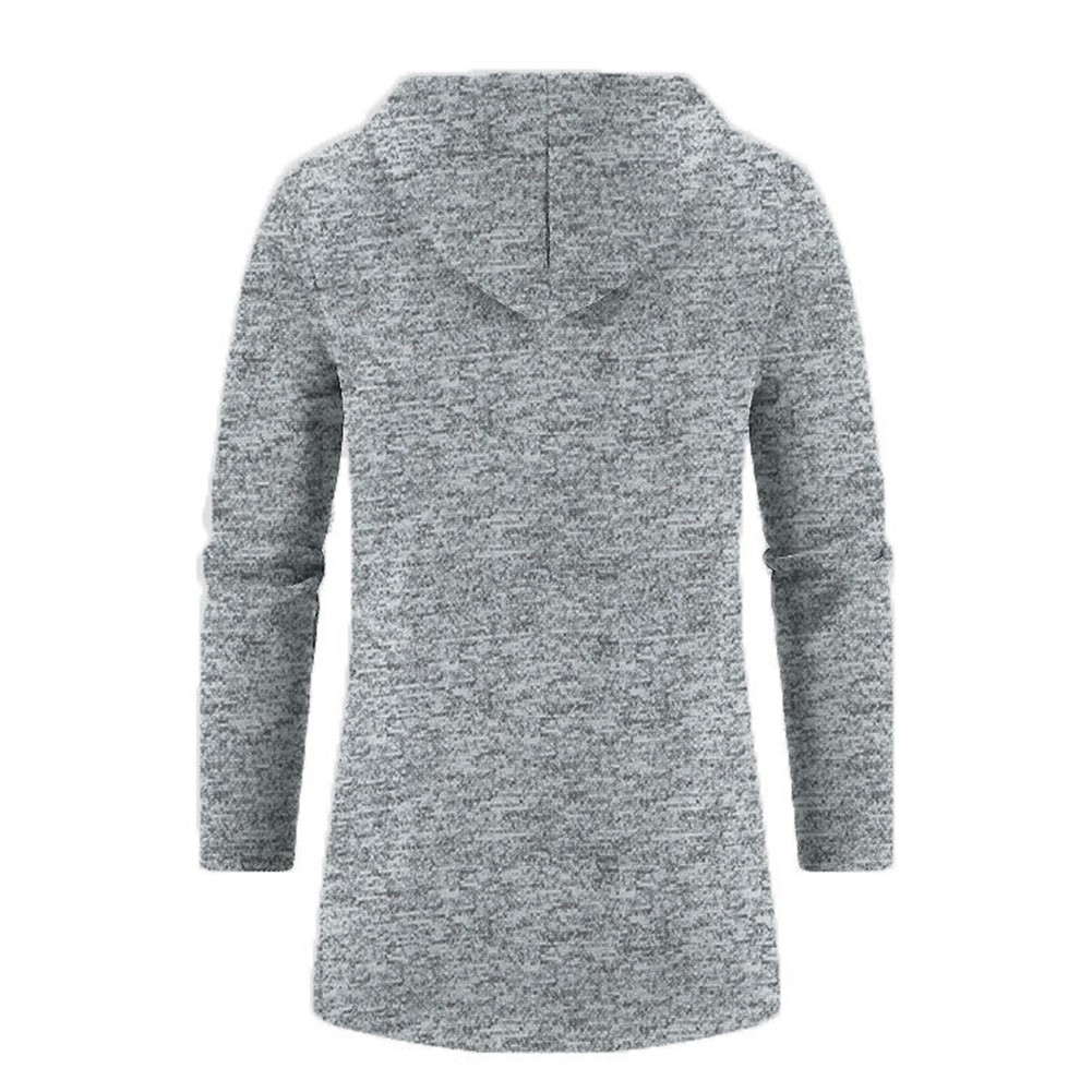 Casual Wear Hooded Overcoat Casual Outerwear Long Sleeve Design Regular Length - Picture 14 of 23